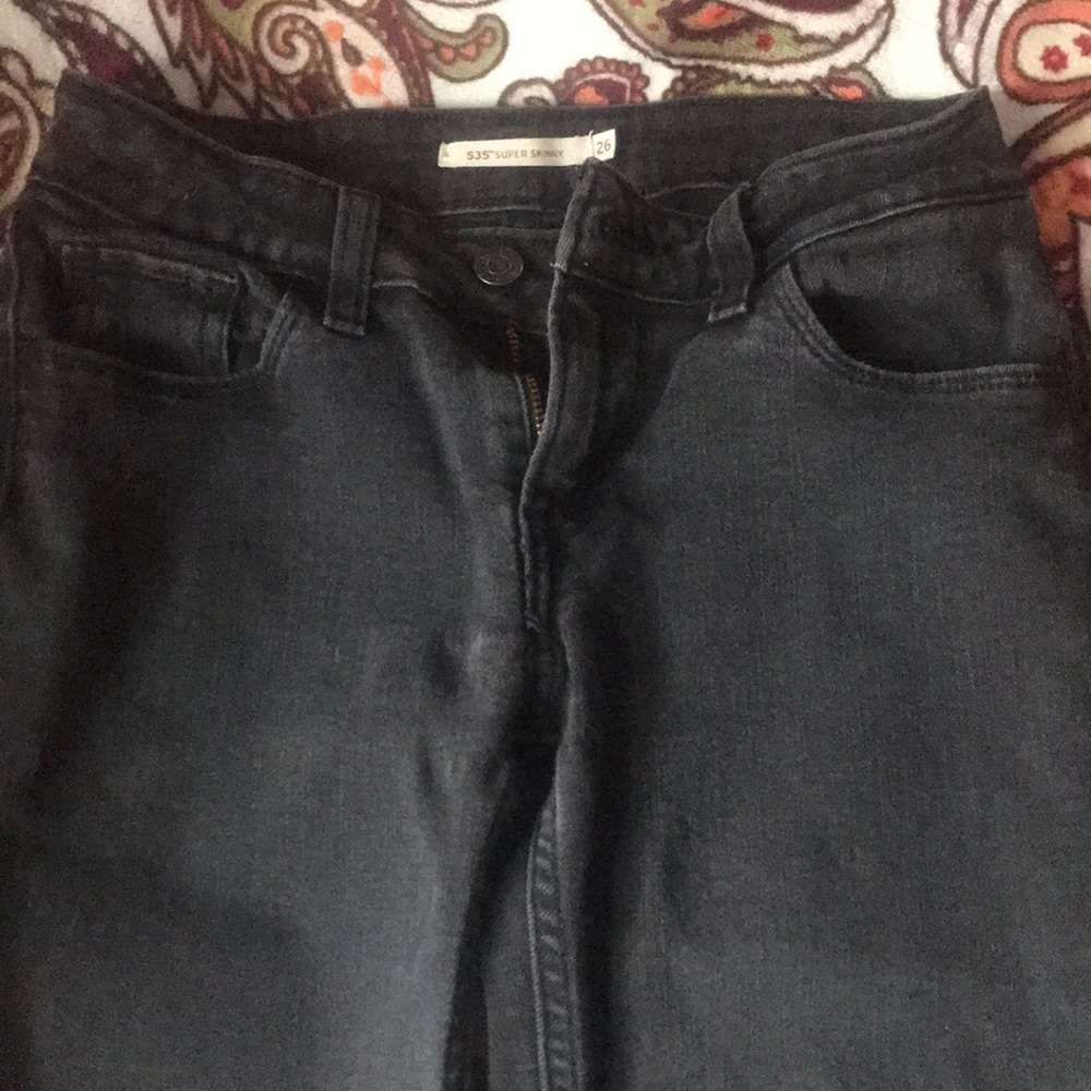 Women’s Levi Black Super Skinny Jeans 26X30